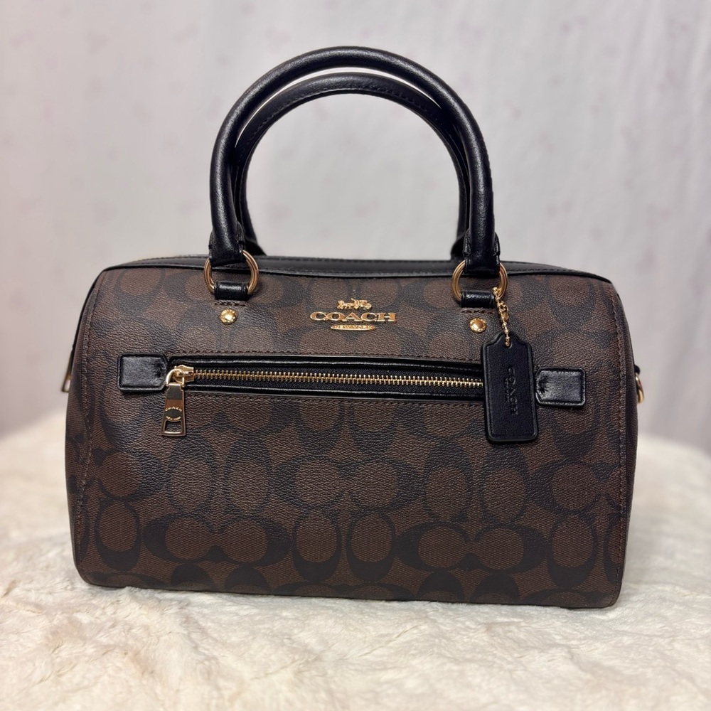 Coach Rowan Satchel in Signature Canvas
